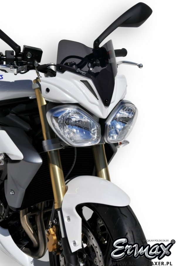 Szyba / owiewka ERMAX NOSE FAIRING 21 cm Triumph Speed Triple 1050 2011 - 2018