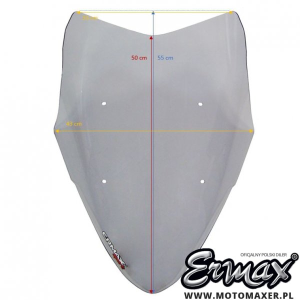 Szyba ERMAX SCOOTER SPORT 55 cm SYM CRUISYM 125 / 300 2022 - 2024