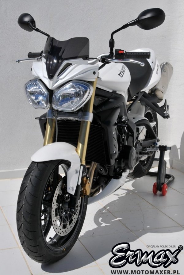 Szyba / owiewka ERMAX NOSE FAIRING 25 cm Triumph Street Triple 675 R 2012