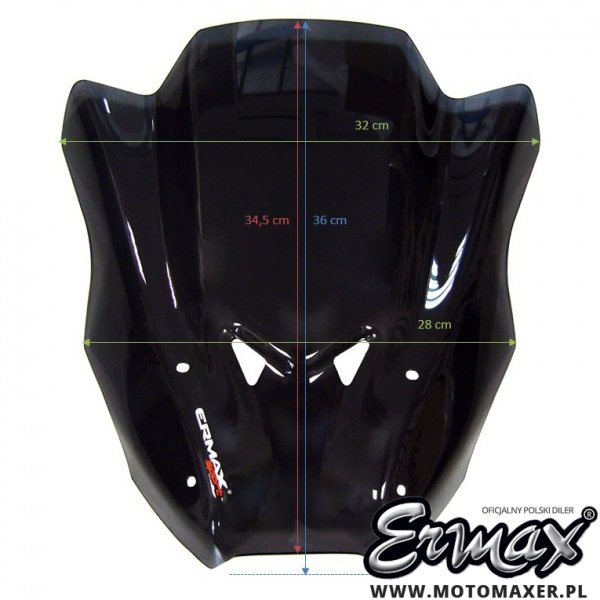 Szyba ERMAX NOSE 36 cm Suzuki GSX-S1000 2022 - 2024