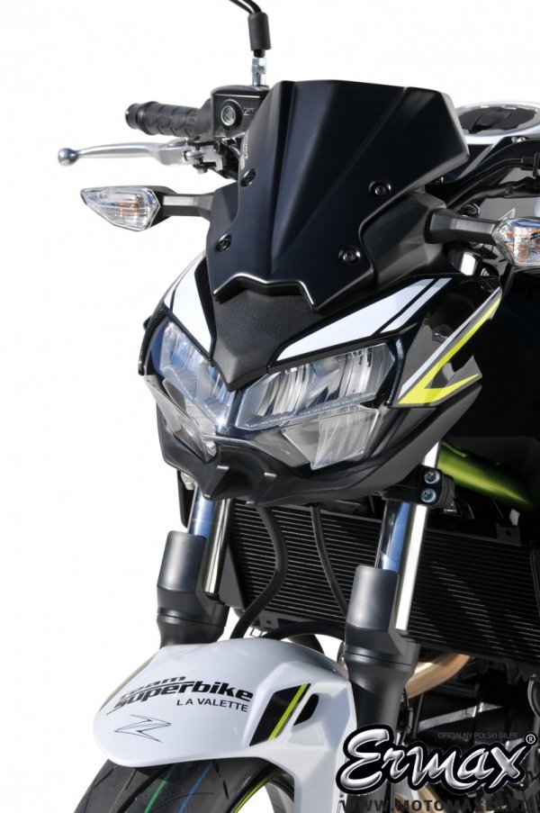 Szyba / owiewka ERMAX NOSE FAIRING 23,5 cm Kawasaki Z650 2020 - 2025