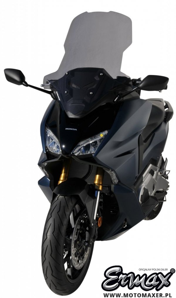 Szyba ERMAX SCOOTER HIGH z osłonami na ręce 67 cm Honda Forza 750 2021 - 2024
