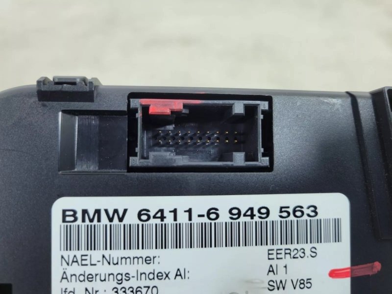 PANEL OGRZEWANIA KLIMY BMW Z4 E85 E86 6949563 KLIMATYZACJI