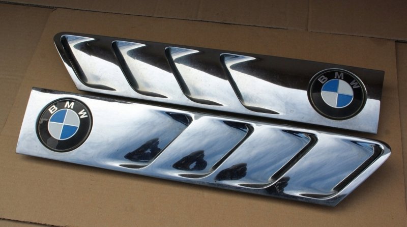WLOT POWIETRZA SKRZELA CHROM KOMPLET BMW Z3 LEWE + PRAWE