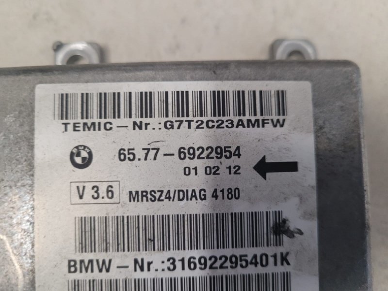 MODUŁ AIRBAG PODUSZKI POWIETRZNEJ STEROWNIK BMW Z3 ORYGINAŁ  6922954