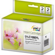 UNi-1 tusz do Brother LC1000/LC970 (9 ml) yellow new UNi-1 tusz do Brother LC1000/LC970 (9 ml) yellow new