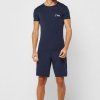 Emporio Armani t-shirt koszulka męska granat i niebieski 2-pack 111670-3R715-50336