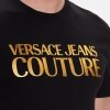 Versace Jeans Couture t-shirt męski czarny 74GAHT01-74UP600