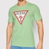 Guess t-shirt koszulka męska zielona crew-neck M1RI71I3Z1- A80G