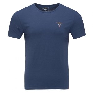 Aeronautica Militare granatowy t-shirt koszulka męska crew-neck SC0TI001J508-08184