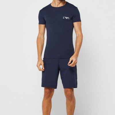 Emporio Armani t-shirt koszulka męska granat i niebieski 2-pack 111670-3R715-50336