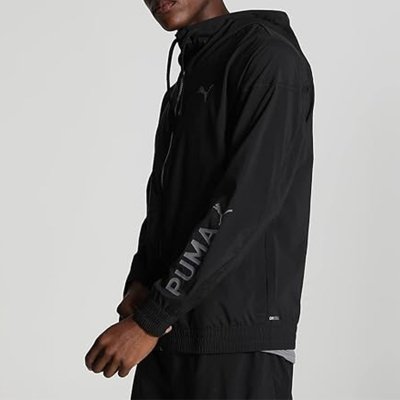 Puma kurtka męska czarna Fit Woven Jacket 522128 51