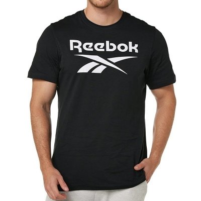 Reebok t-shirt koszulka męska czarna bawełna Big Logo Tee HD4222