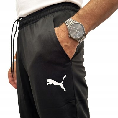 Puma spodnie dresowe czarne męskie 655770 03