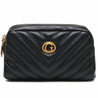 Guess kosmetyczka damska czarna dwukomorowa PW1593-P3475