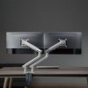 UCHWYT BIURKOWY GAZOWY DO 2 MONITORÓW LED/LCD 17-32 L-20GD ART 2-9kg 2xUSB 3.0 PREMIUM ALU