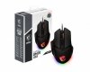 Mysz optyczna klasy gamingowej MSI CLUTCHGM20 ELITE Gaming USB RGB Regulowana do 6400 DPI Laptop stacjonarny