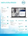 Dell Laptop Dell Pro 16 Plus PB16250 W11P Ultra 7 266V/16GB/512GB SSD G4 CL35/16.0 FHD+/Arc/FgrPr&SmtCd/FHD/IRCam/Mic/WLAN+BT/Bc