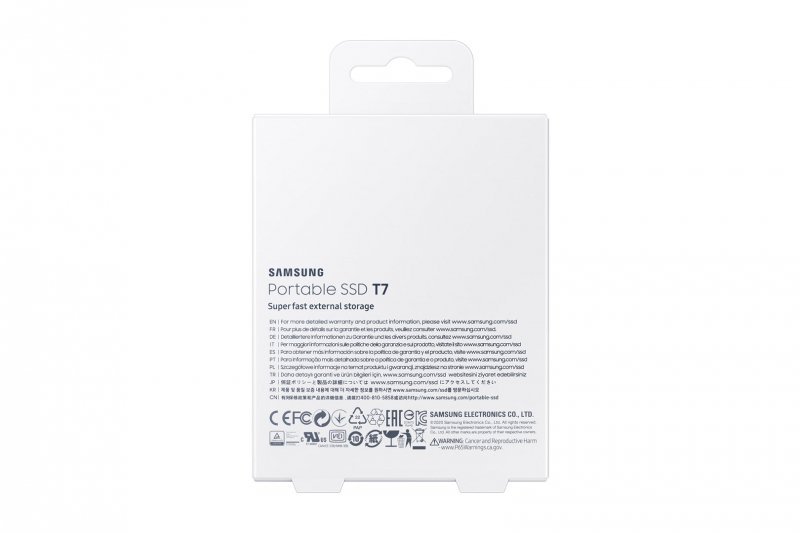 Dysk Samsung SSD T7 Portable 2TB MU-PC2T0T/WW szary