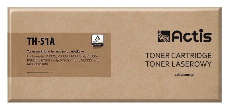 Actis TH-51A Toner (zamiennik HP 51A Q7551A; Standard; 6500 stron; czarny)