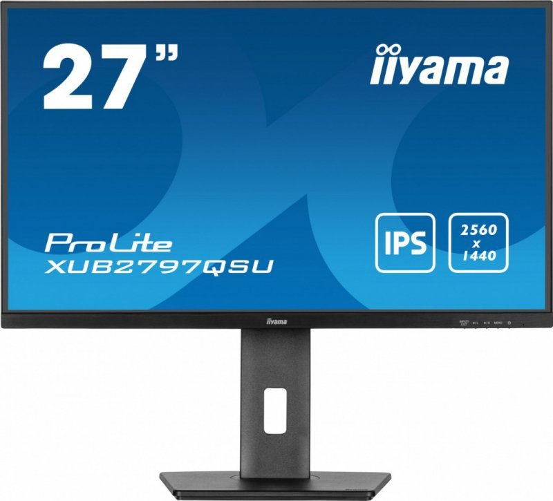 IIYAMA Monitor 27 cali XUB2797QSU-B2 IPS,HDMI,DP,100Hz,QHD,300cd /5y/