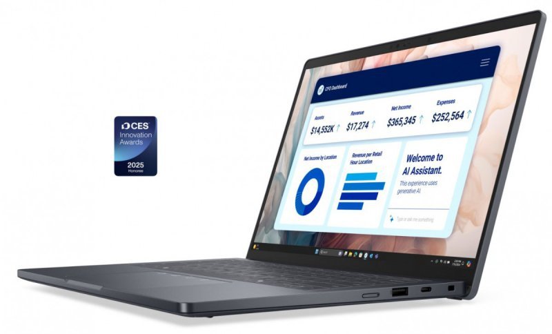 Dell Laptop Dell Pro 14 Premium PA14250 W11P Ultra 5 236V/16GB/512GB/14.0 FHD+ 300nit/Arc/FgrPr/Cams&Mic/WLAN+BT/BcklKb/3C/vPro/