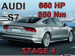 Audi S7 STAGE 4 - 660 HP / 850 Nm PAKIET MOC