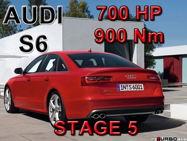 Audi S6 STAGE 5 - 700 HP / 900 Nm PAKIET MOC