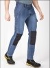 RICA LEWIS WORKWEAR - WYTRZYMAŁE JEANSY ROBOCZE Z WZMOCNIENIAMI KOLAN  CORJE2