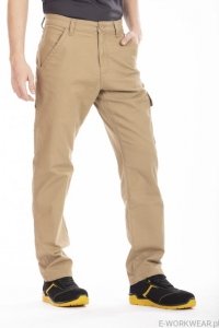 Spodnie przewiewne bawełniane elastyczne ze streczem CARP | Rica Lewis Workwear 