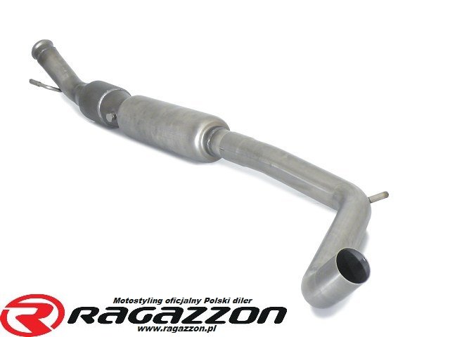 Tłumik środkowy + katalizator metaliczny RAGAZZON EVO LINE