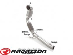 Katalizator metaliczny 200cpsi Cupra Formentor VZ 2.0TSI 180kW RAGAZZON sportowy wydech