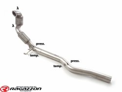 Katalizator metaliczny 200cpsi Cupra Ateca, Formentor 2.0TSI 4Drive RAGAZZON sportowy wydech