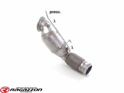 Katalizator metaliczny 200cpsi BMW F22 F23 220i 135kW RAGAZZON sportowy wydech