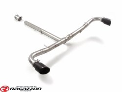 Tłumik końcowy 95 mm przelot Alfa Romeo Tonale 1.5T MheV RAGAZZON STAL BLACK sportowy wydech