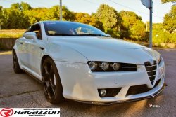Dokładki progów side lips STILE ITALIA CARBON Alfa Romeo Brerra 2006 - 2010