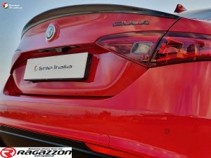 Spoiler klapy lotka boot lip STILE ITALIA CARBON Alfa Romeo Giulia 2016 - 2024 