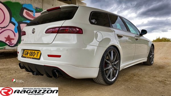 Dyfuzor, dokładka zderzaka rear diffuser STILE ITALIA CARBON Alfa Romeo 159