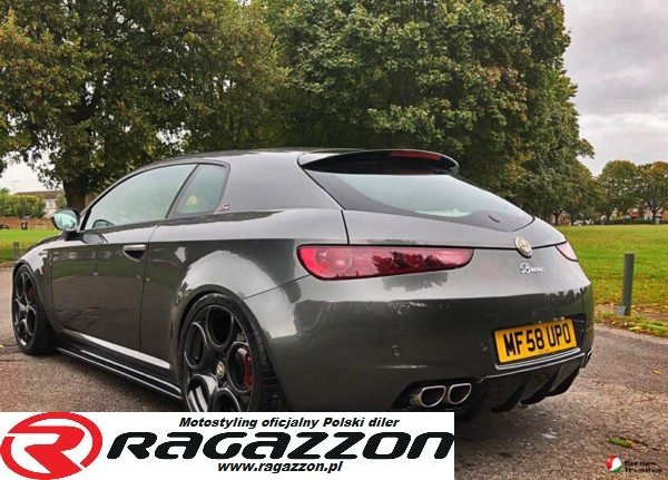 Dyfuzor dokładka zderzaka diffuser STILE ITALIA VTR Alfa Romeo Brerra 2006 - 2010