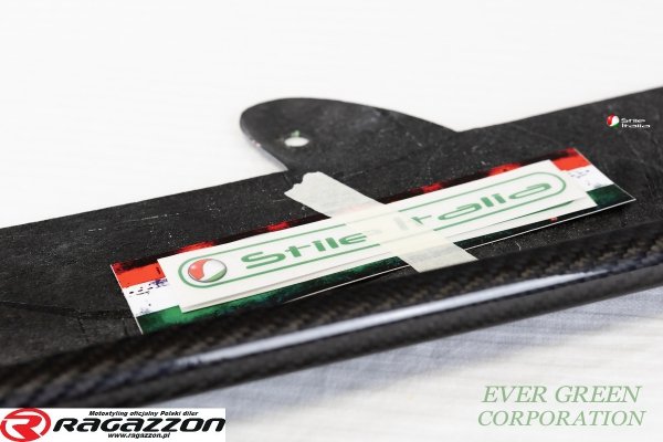 Dokładka zderzaka front lip splitter STILE ITALIA CARBON Alfa Romeo Giulia Veloce 2016 - 2024
