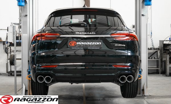 Tłumik końcowy z zaworem Maserati Grecale 2.0 GT / Modena RAGAZZON STAL sportowy wydech