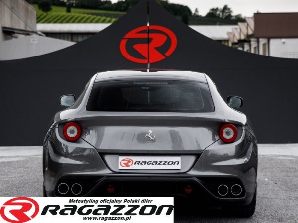 Tłumik końcowy z zaworem Ferrari FF 6.3 V12 (486kW) 2011 - 2016 RAGAZZON sportowy wydech