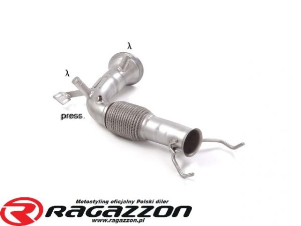 Downpipe BMW F44 M235i xDrive 2020 - 10/2020 RAGAZZON sportowy wydech