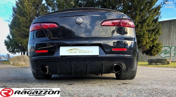 Dyfuzor, dokładka zderzaka rear diffuser STILE ITALIA CARBON Alfa Romeo 159