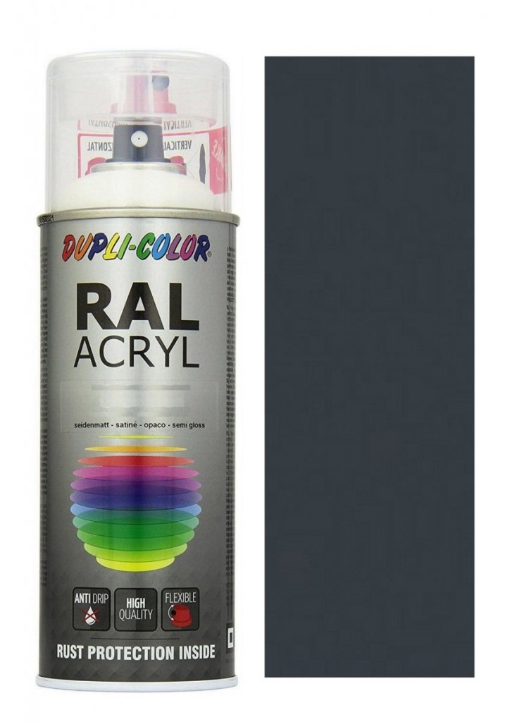 Motip lakier antracyt farba półmat 400 ml akrylowy acryl