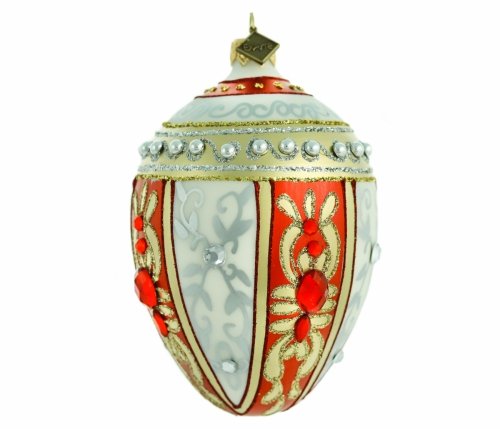 Glass bauble egg 13cm - Chord
