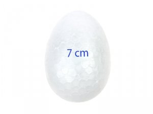 JAJKO STYROPIANOWE 7 cm Jajka Wielkanoc