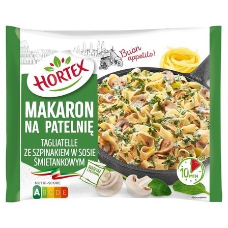 [HORTEX] Makaron tagiatelle ze szpinakiem w sosie smietankowym 450g/8