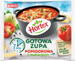 [HORTEX] gotowa zupa pomidorowa z makaronem 450g/14
