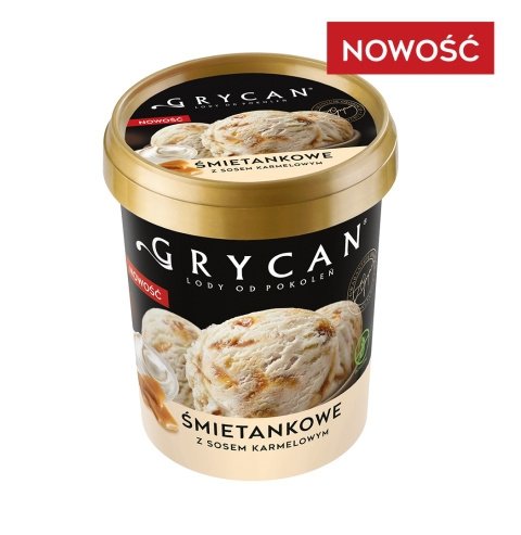 [GRYCAN] LODY Premium Smietankowe z sosem karmelowym 500ML/6